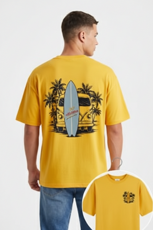 "Kombi y Surf" - Arte Ilustrado 🏄‍♂️🌴