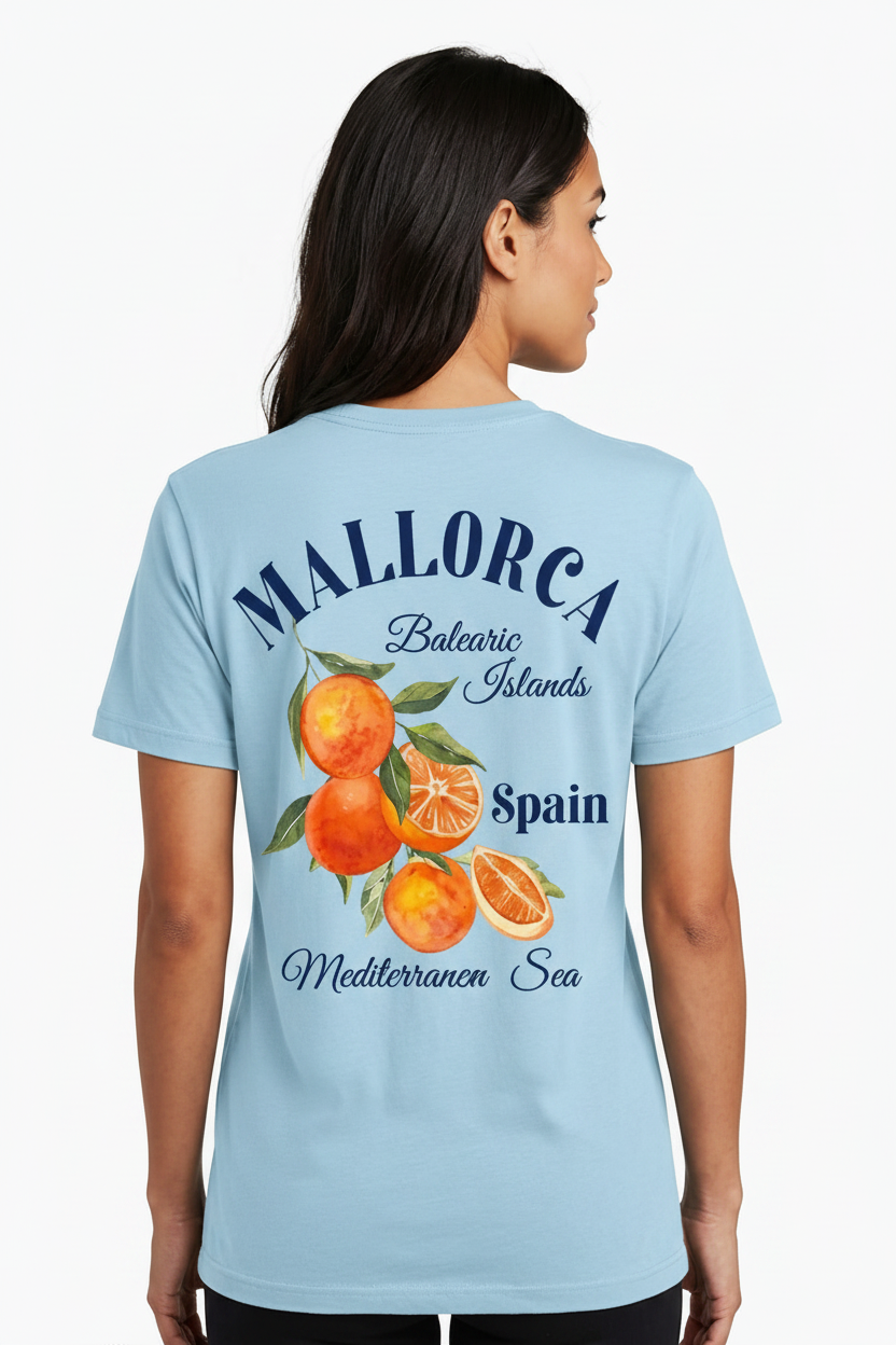 "Mallorca - Balearic Islands, Spain" - Arte Ilustrada 🍊
