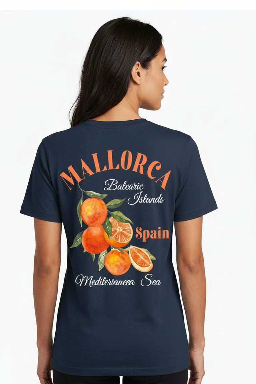 "Mallorca - Balearic Islands, Spain" - Arte Ilustrada 🍊