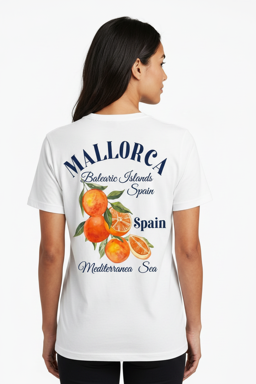 "Mallorca - Balearic Islands, Spain" - Arte Ilustrada 🍊