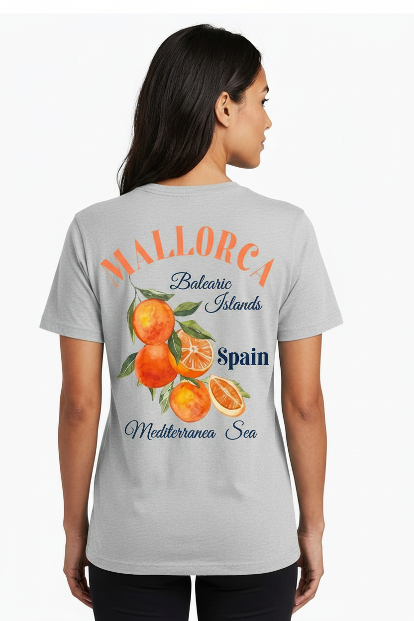 "Mallorca - Balearic Islands, Spain" - Arte Ilustrada 🍊