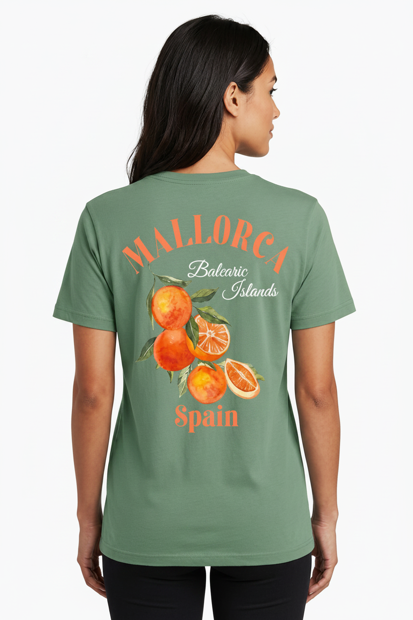 "Mallorca - Balearic Islands, Spain" - Arte Ilustrada 🍊
